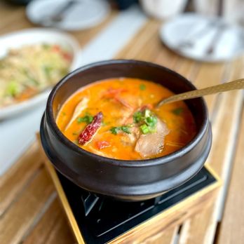 Hanuman Thai Eatery - Tom Yum Koong - Thai Near Me - Costa Mesa, California