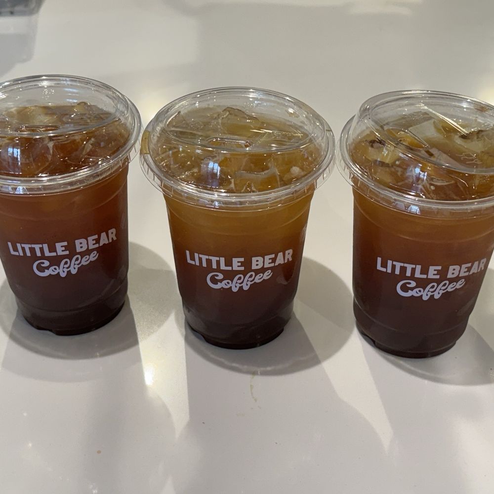 Little Bear Coffee - Iced Americano x 3!!! - Coffee & Tea Near Me - Albuquerque, New Mexico