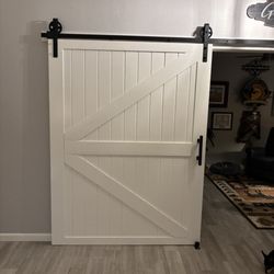 J R Painting - Jose did it again! He painted our new barn door!  He's such a great guy! His work will not disappoint!