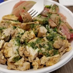 Chicken grain bowl. This was really good. Chicken grain bowl. This was really good.