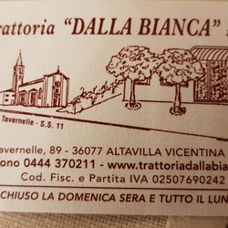 Trattoria Dalla Bianca di Stefani Luciano