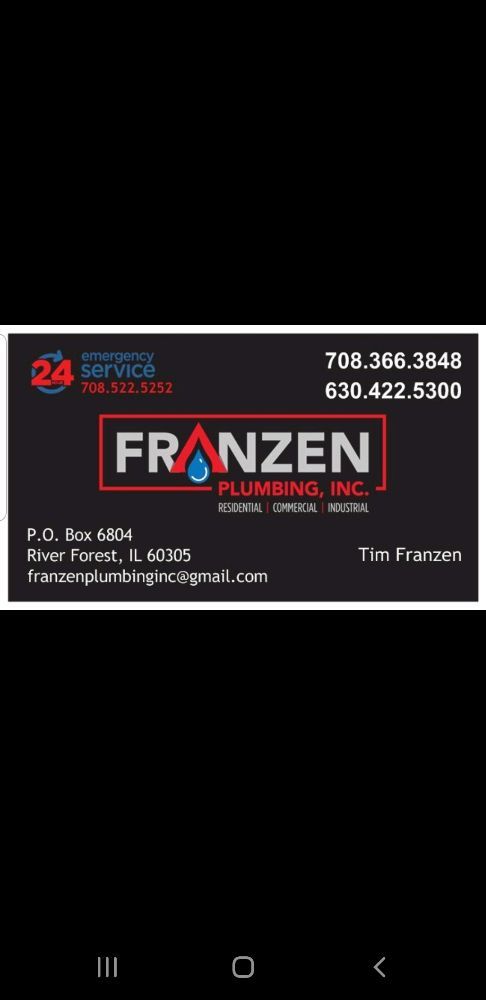 Slide of Franzen Plumbing