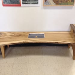 Westport Town Hall - And the repurposed bench.