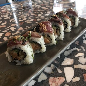 Bamboo Sushi - Garden of Eden Roll - since they combined apples and fish (4 stars) - Sushi Bars Near Me - San Ramon, California