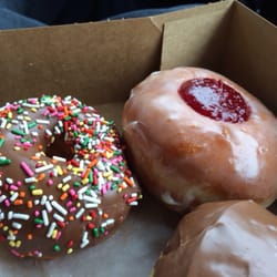 Sweetheart Donuts - All we had left of the dozen we purchased ten minutes earlier.
