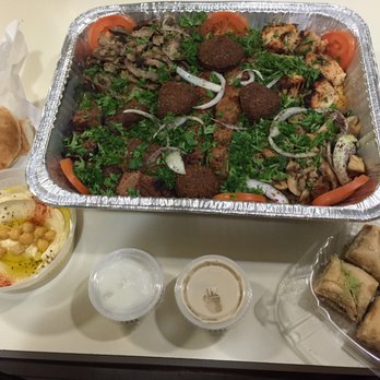 Kabob Q - Had the Premium Combo, Hummus, and Baklava. Good stuff! - Middle Eastern Near Me - Willowbrook, Illinois