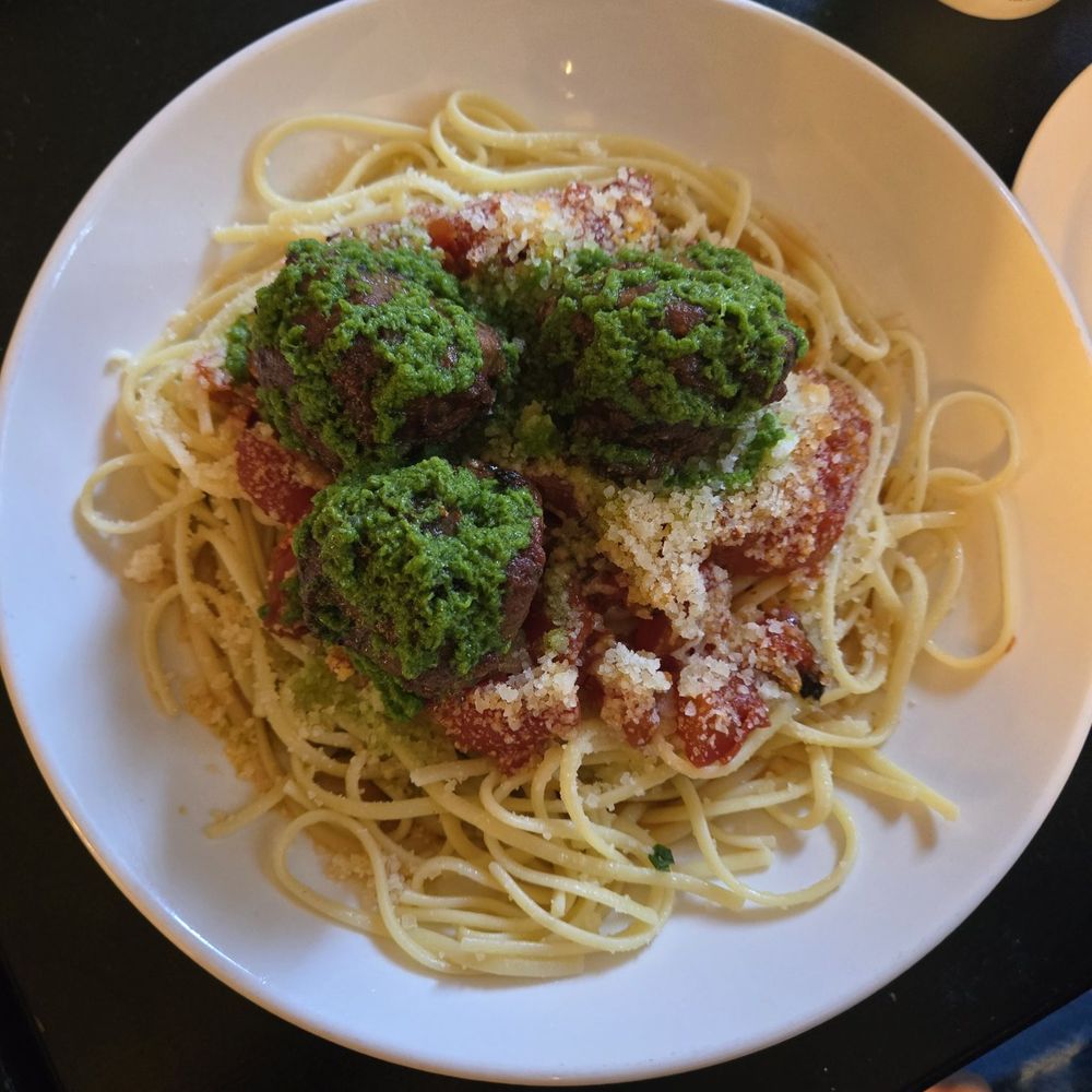 Spoon - Linguini & Meatballs - New American Near Me - Tahoe City, California Spoon - Linguini & Meatballs - New American Near Me - Tahoe City, California