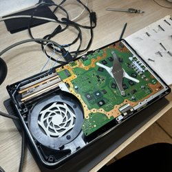 Tech Boys - PlayStation 5 in repair process.