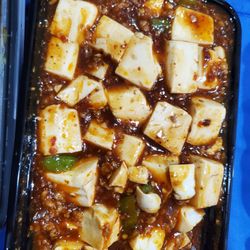 JiBang Sushi & Hibachi - Ma po tofu. Very savory and meaty sauce!