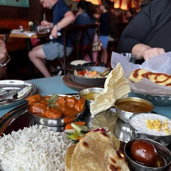 Chai Pani - Butter chicken thali - Indian Near Me - Asheville, North Carolina Chai Pani - Butter chicken thali - Indian Near Me - Asheville, North Carolina
