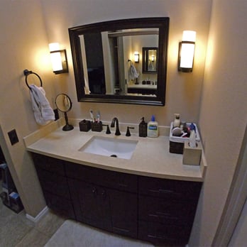 Renaissance Kitchens, Bath & Flooring - Bedroom vanity with new lighting, cabinet, countertop, fixtures - Flooring Near Me - Orange, California Renaissance Kitchens, Bath & Flooring - Bedroom vanity with new lighting, cabinet, countertop, fixtures - Flooring Near Me - Orange, California