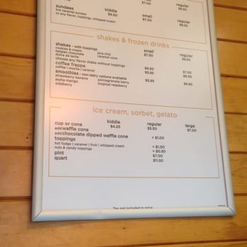 Santa Fe Espresso - Shakes, ice cream, frozen drinks menu - Coffee & Tea Near Me - Santa Fe, New Mexico