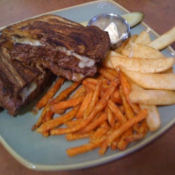 Linn's Restaurant - Patty melt on rye with steak and sweet potato fries - American Near Me - Cambria, California Linn's Restaurant - Patty melt on rye with steak and sweet potato fries - American Near Me - Cambria, California