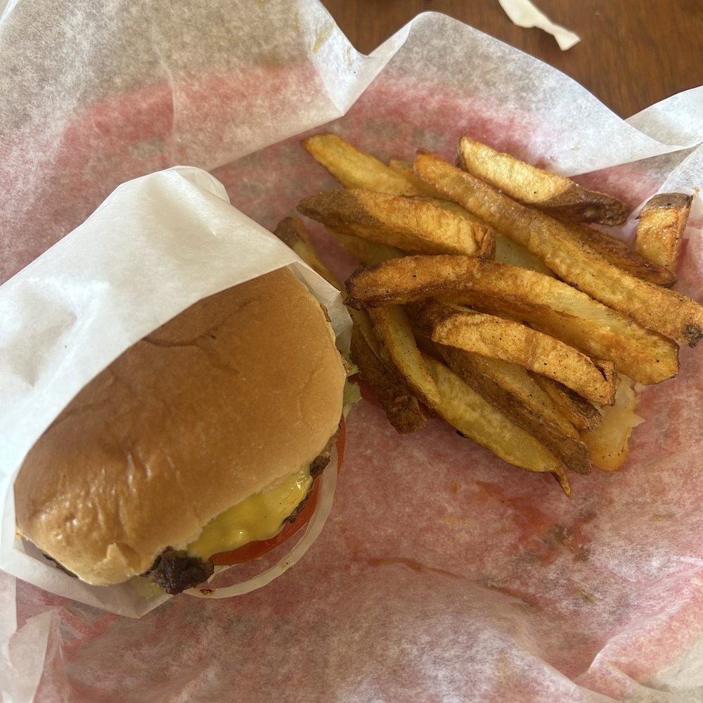 Horse Breakers Cafe' - Cheeseburger and fresh cut fries - Cheesesteaks Near Me - Midway, Texas