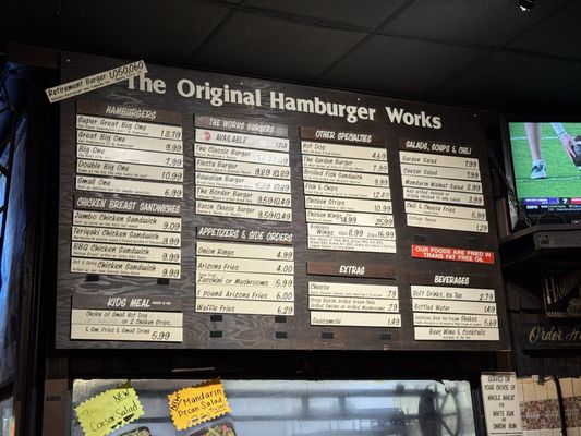 Menu photo 5 Original Hamburger Works Phoenix, AZ