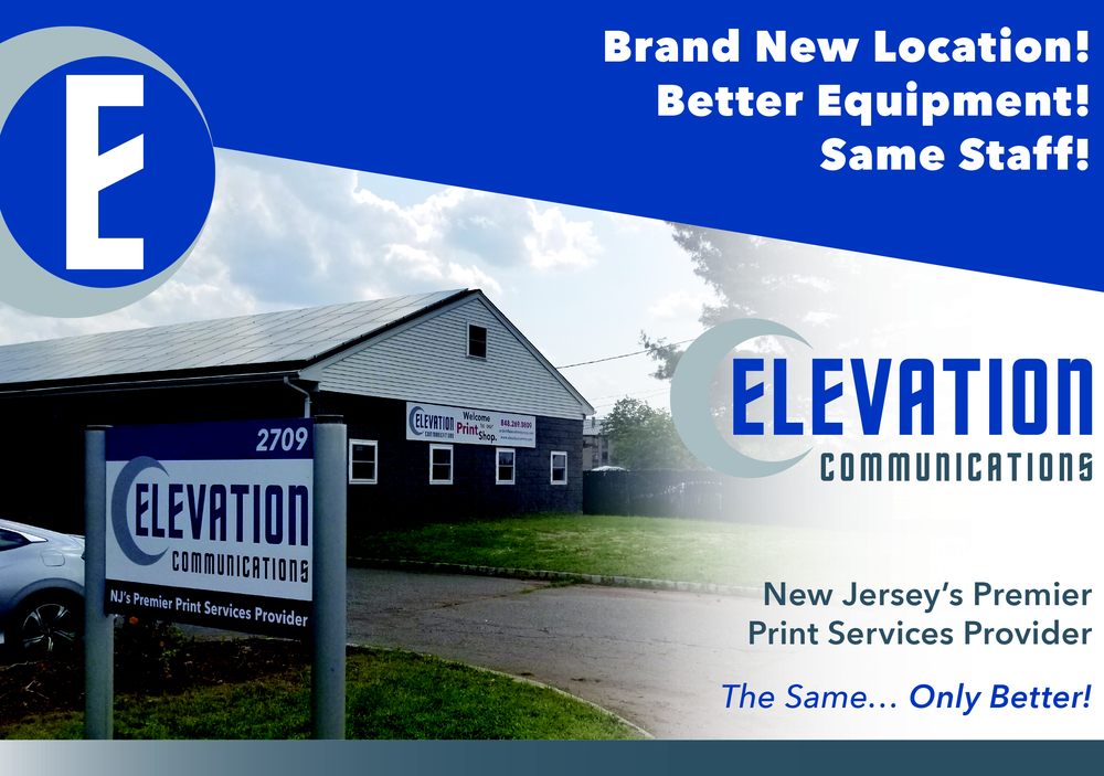 ELEVATION PRINTING SERVICES Updated June 2024 2709 Hamilton Blvd