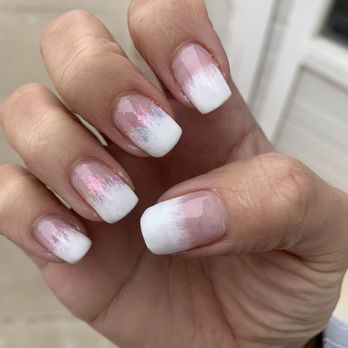 Posh Nail Lounge - asked for white ombré and got this.... - Nail Salons Near Me - Tempe, Arizona Posh Nail Lounge - asked for white ombré and got this.... - Nail Salons Near Me - Tempe, Arizona