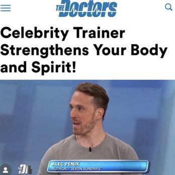 Alec Penix - Owner, Alec Penix discussing spirituality and fitness on The Doctors Tv show. - Trainers Near Me Alec Penix - Owner, Alec Penix discussing spirituality and fitness on The Doctors Tv show. - Trainers Near Me
