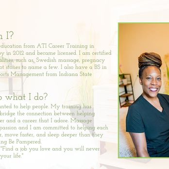 Be Pampered - Massage Therapy Near Me - Evansville, Indiana Be Pampered - Massage Therapy Near Me - Evansville, Indiana