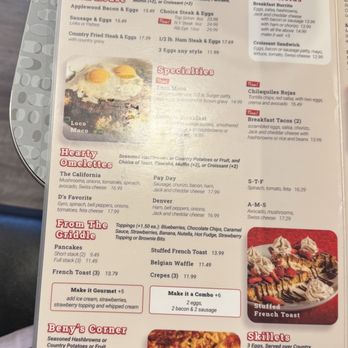 Mr. D's Diner - New menu on trip 3/5/25 - American Near Me - La Verne, California
