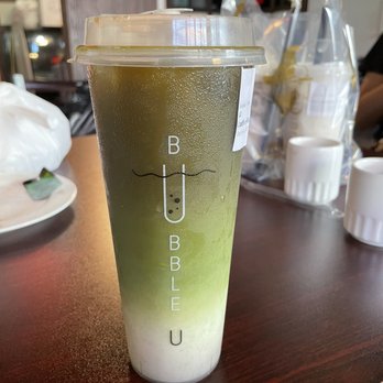 Bubble U - Uji Matcha Milk Tea with Soy Milk - Coffee & Tea Near Me - Los Angeles, California