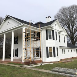 All American Seamless Gutters - Preparing for installation on historical home