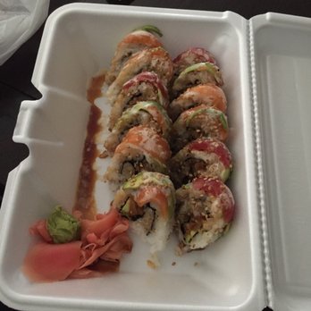Bua Thai & Sushi - Zombie roll - to-go order (delicious, too) - Sushi Bars Near Me - Lewiston, Maine Bua Thai & Sushi - Zombie roll - to-go order (delicious, too) - Sushi Bars Near Me - Lewiston, Maine