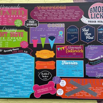 Bmore Licks - Menu - Ice Cream & Frozen Yogurt Near Me - Baltimore, Maryland