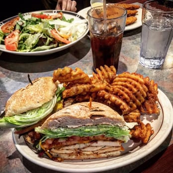 Bel Aire Diner - Fabulous chicken sandwich with waffle fries get the river view sandwich!! - Diners Near Me - Astoria, New York Bel Aire Diner - Fabulous chicken sandwich with waffle fries get the river view sandwich!! - Diners Near Me - Astoria, New York