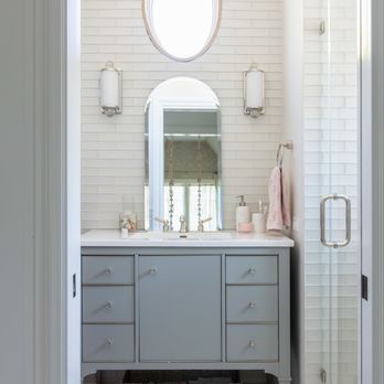 Interior Solutions Designs - Young Girls Bathroom - Interior Design Near Me - Hillsborough, California