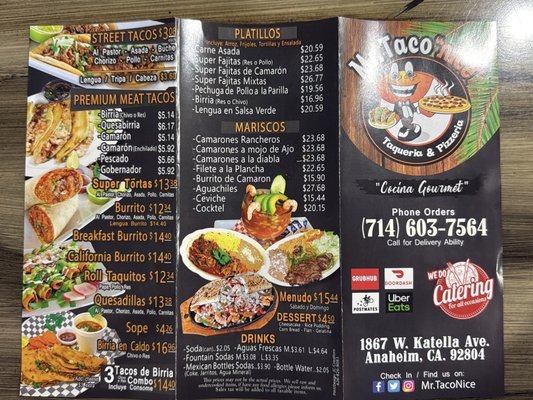 Menu photo 1 Mr Taco Nice Anaheim, CA Menu photo 1 Mr Taco Nice Anaheim, CA