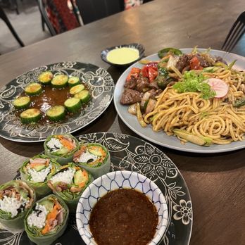 OMELI Kitchen - Cucumber Salad, Omeli's Crispy Pork Belly Roll, Shaken Beef Garlic Noodles - Vietnamese Near Me - Fullerton, California OMELI Kitchen - Cucumber Salad, Omeli's Crispy Pork Belly Roll, Shaken Beef Garlic Noodles - Vietnamese Near Me - Fullerton, California