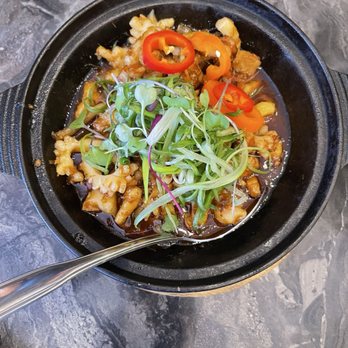 Dan Da - CP8. MUC RUOC BA ROI // CALAMARI PORK SHRIMP PASTE. Wasn't our one of our favorite dishes. - Vietnamese Near Me - Aurora, Colorado