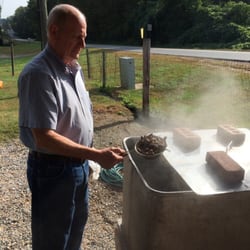 Spot Rd Fruit Stand - Serving up some boiled peanuts