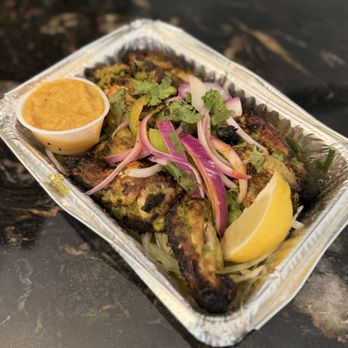 Karma Kafe - Wings Hariyali (~$13) - Indian Near Me - Hoboken, New Jersey Karma Kafe - Wings Hariyali (~$13) - Indian Near Me - Hoboken, New Jersey