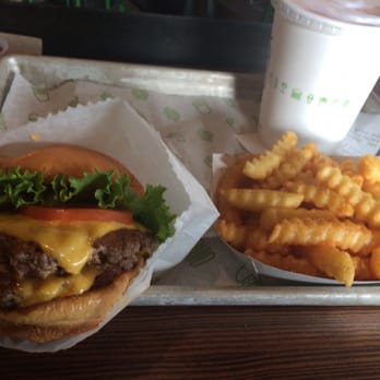 Shake Shack Buckhead - Double shack burger with crinkle fries - Burgers Near Me - Atlanta, Georgia Shake Shack Buckhead - Double shack burger with crinkle fries - Burgers Near Me - Atlanta, Georgia