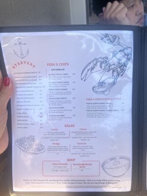 Menu photo 6 Anchors Fish & Chips Saratoga, CA