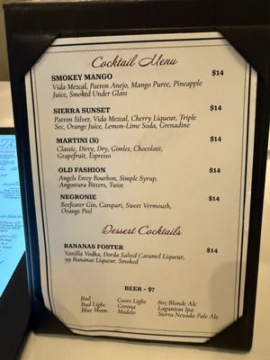 Menu photo 4 Boomtown Steakhouse Verdi, NV