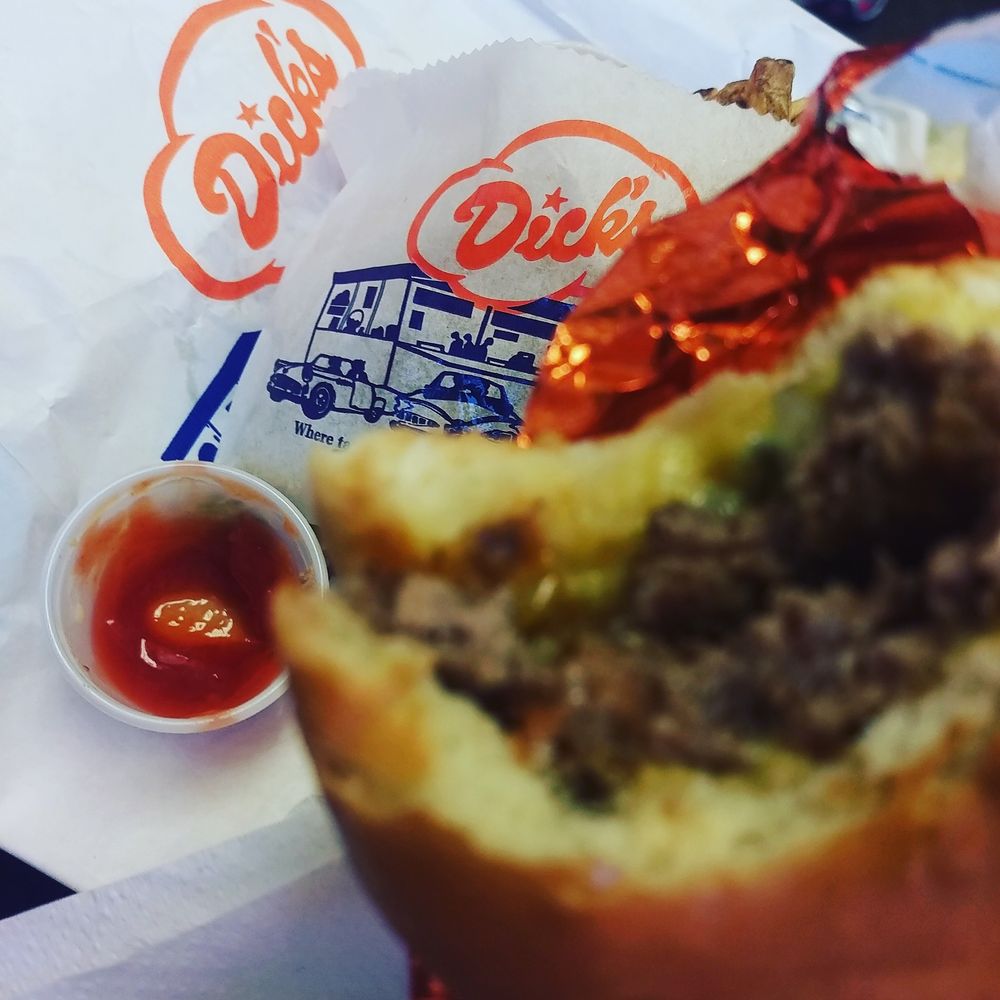 Dick's Drive-In - Small deluxe burger should cure your In N Out craving until you head back to California. - Burgers Near Me - Edmonds, Washington