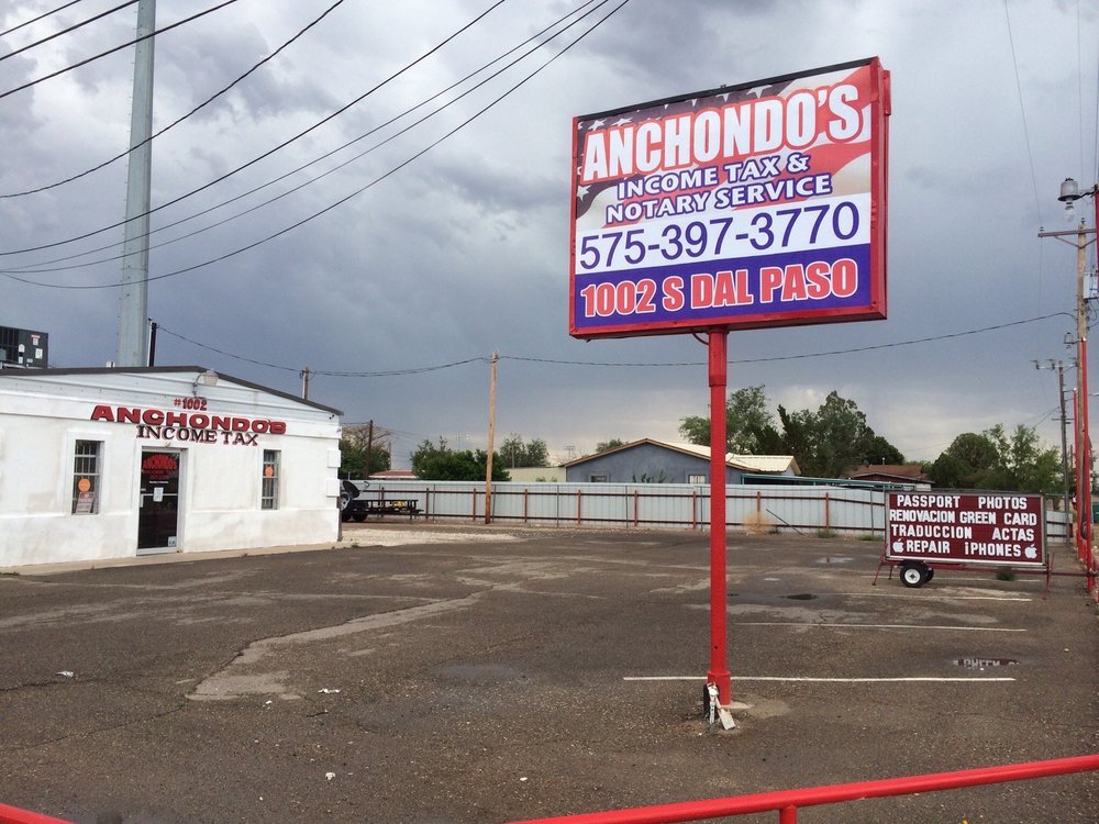 ANCHONDO’S TAX Mobile Phones 1002 S Dal Paso St, Hobbs, NM