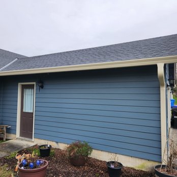 This Thing of Ours Gutters - Fascia style gutter in Wicker color with bigger downspouts and max flow outlets - Gutter Services Near Me - Vader, Washington This Thing of Ours Gutters - Fascia style gutter in Wicker color with bigger downspouts and max flow outlets - Gutter Services Near Me - Vader, Washington