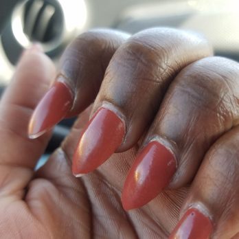 H2O Nails Spa - You can see how bad ALL my nails were lifting off. Pretty sure Linda didn't prime/prep my nails properly. - Nail Salons Near Me - Monrovia, California H2O Nails Spa - You can see how bad ALL my nails were lifting off. Pretty sure Linda didn't prime/prep my nails properly. - Nail Salons Near Me - Monrovia, California
