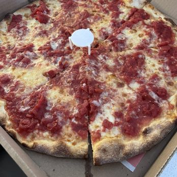 Danny’s Tomato Pie - Large Tomato Pie...awesome! - Pizza Near Me - Ewing, New Jersey