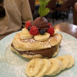 Brunch Café - Banana Nutella Pancakes