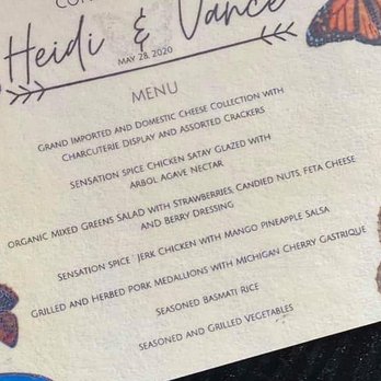 The Gourmet Kitchen Catering - There was a fabulous vegetarian meal too - Caterers Near Me - Broomfield, Colorado