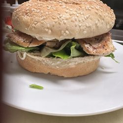 Grilled chicken sandwich