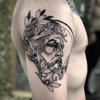 Tatty McTats - Poseidon done by Alex - Tattoo Near Me - El Cajon, California Tatty McTats - Poseidon done by Alex - Tattoo Near Me - El Cajon, California