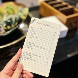 Library Bar - Library card menu