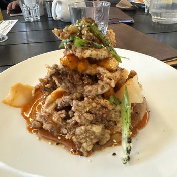 Fergie's Cafe - Fried oyster mushroom karaage - Cafes Near Me - Squamish, British Columbia Fergie's Cafe - Fried oyster mushroom karaage - Cafes Near Me - Squamish, British Columbia