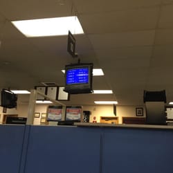 Department of Motor Vehicles - Old school tv's.